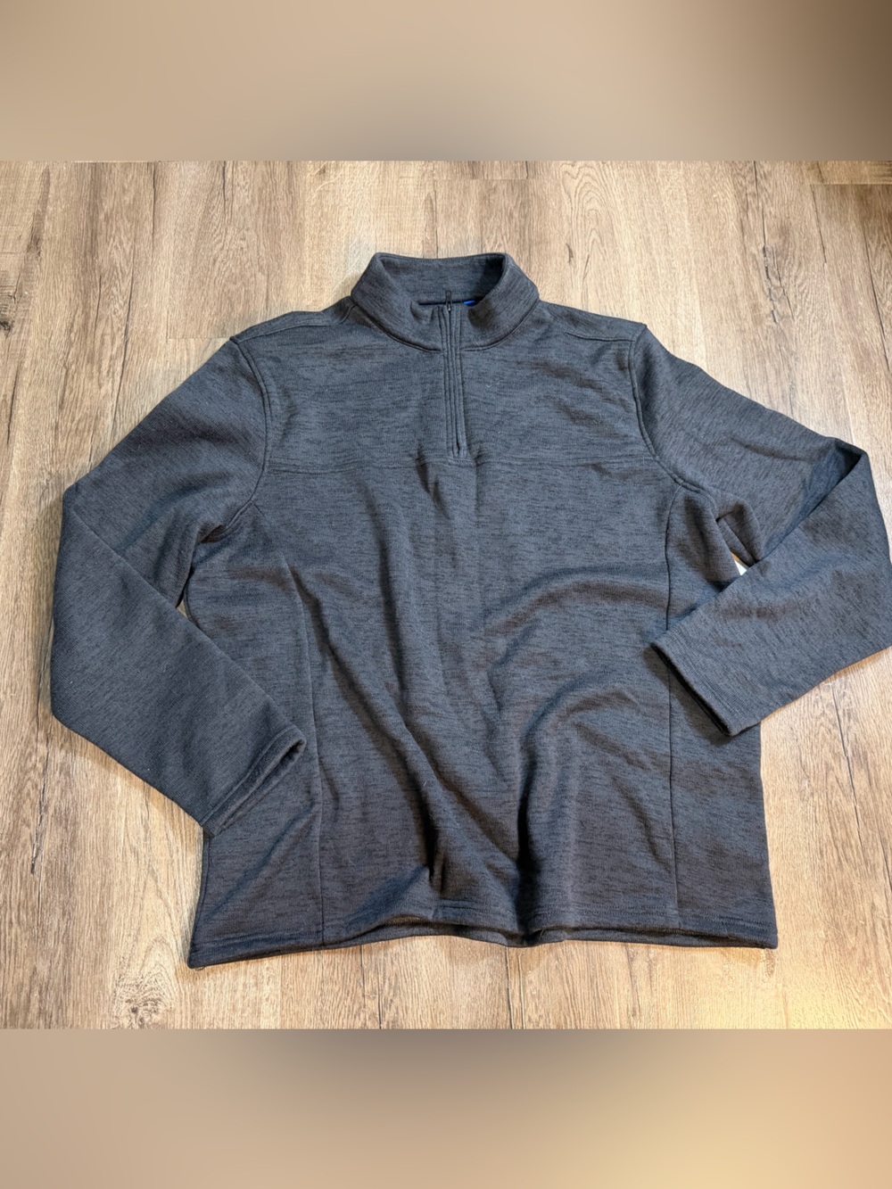 Apt. 9 Men's Dark Gray Quarter-Zip Undershirt